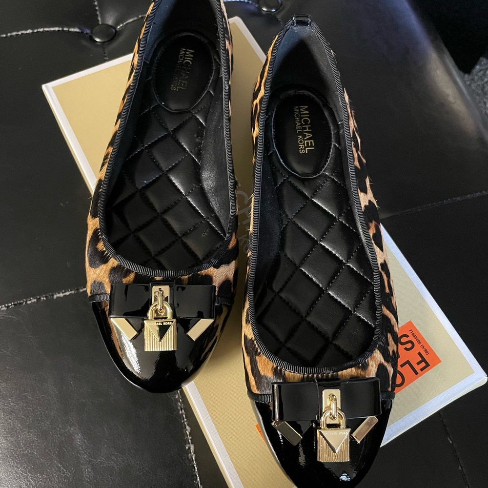 Michael Michael Kors Animal Print Kiera Flats